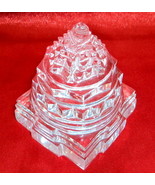 Sphatik Shree yantra / Quartz Crystal Shri yantra - 214 gm - Lab certified - €371,59 EUR