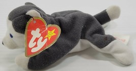 MM) 1993 TY Teenie Beanie Babies Nook the Husky Dog Stuffed Toy - $5.93