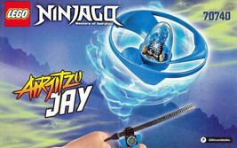 Instruction Book Only For LEGO NINJAGO Airjitzu Jay Flyer Blue 70740 - £6.77 GBP