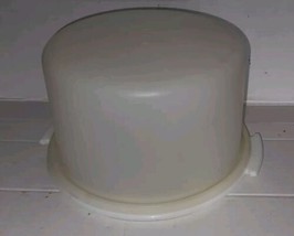 Vintage Tupperware Cake Storage Holder Transport Pie Keeper 10 Inch 6.5 Tall - £15.41 GBP