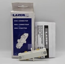 Halo Lazer Track Lighting White Mini Connector LZR212P - NOS - $11.64