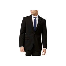 Calvin Klein Men&#39;s Black Infinite Stretch Solid Slim-Fit Suit Jacket 44R... - $69.25