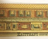 Kauffman’s Country Wares Vintage Travel Brochure New Holland Pennsylvani... - $7.91