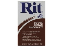 1 COCOA BROWN #20 chocolate RIT Fabric DYE Powder Concentrate 1 1/8 ounc... - $13.99