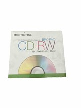 Memorex High Speed CD-RW Discs 5-Pack 12x 700MB 80 Min. Home PC Music Audio NEW - £7.77 GBP