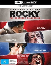 Rocky 1, 2, 3 &amp; 4 4K Ultra HD | The Knockout Collection | Region B - £37.75 GBP