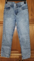 Wonder Nation Jeans Boys 14 Slim Acid Wash Denim Adjustable Waist  - £5.45 GBP
