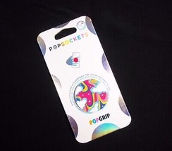 Popsockets PopGrip Retro Rainbow Swappable Top Phone Grip NEW - £8.42 GBP