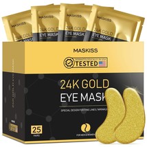24k Gold Under Eye Patches (25 Pairs) - £32.19 GBP