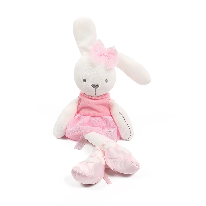 cute rabbit wear cloth with dress plush toy stuffed soft animal dolls Ballet rab - £7.87 GBP