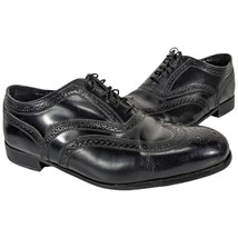 Florsheim Lexington Black Leather Wing Tip Dress Shoes Mens 12 3E EEE 17... - $1,033.61 MXN