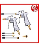 Versatile Air Blower Gun with Adjustable Flow Nozzle &amp; Steel Extensions ... - $605.55 MXN