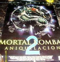 Poster mortal kombat 2 aniquilation, scale, large, videogame mk - £27.94 GBP