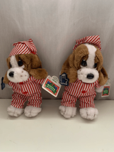 Sad Sam Plush Dog APPLAUSE-6” with Tags-Lot of 2 Droopy Eyed Stuffed Animal - £27.24 GBP