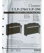 Yamaha CLP-270 / CLP-280 Digital Piano Original Overall Circuit Diagram ... - €34,40 EUR