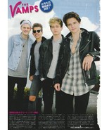 The Vamps teen magazine pinup clipping TV Hits boy band rockers Pop Star... - $5.00