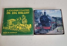 Rare Vintage Zig Zag Railway 6 Souvenir Coasters Australia Color Picture... - £16.28 GBP