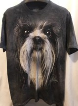 The Mountain Men T-shirt Dog Shih Tsu Short Sleeves Crew Neck Cotton USA Top L - $24.74