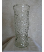 Hoosier Glass #4 Clear 9 ¾ Inch Rippled Flower Vase (#3610) - $38.11 CAD