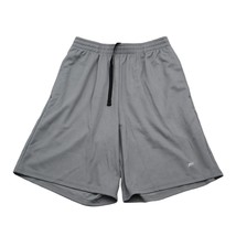 Amazon Essentials Shorts Mens S 26 Gray Gym Workout Basketball Pockets Run - $15.72