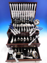Meadow Rose by Wallace Sterling Silver Flatware Set for 12 Service 225 pieces - £12,907.27 GBP