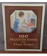 Pillsbury Flour MIlls 1926 100 Delicious Foods 4 Basic Recipes SC Cookbook - €20,17 EUR