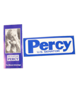 Political Brochure &amp; Sticker Senator Charles Percy The Illinois Advantag... - $9.99