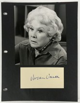 Vivian Vance Signed Autographed Photo 8.5x11 Signature Display - Lifetim... - £159.86 GBP