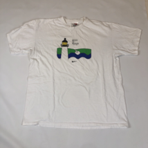 Vintage Nike 2005 Beach To Beacon 10K Road Race Cape Elizabeth Maine T-S... - $34.74 CAD