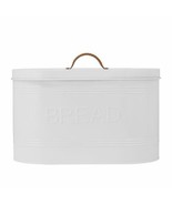 Amici Home Metal Bread Storage Bin Cake Box Kitchen Container 288 oz White - £28.84 GBP