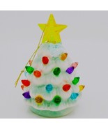Ceramic Light-Up Christmas Tree Ornament Star Multicolor Bulbs Mr.Christmas - $167.93 MXN