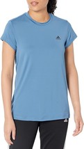 adidas Women&#39;s Sport Tee, Altered Blue/Black, X-Small - $24.75