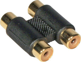 Female to Female Double RCA Connector AV Joiner Video and Audio Coupler ... - £3.13 GBP