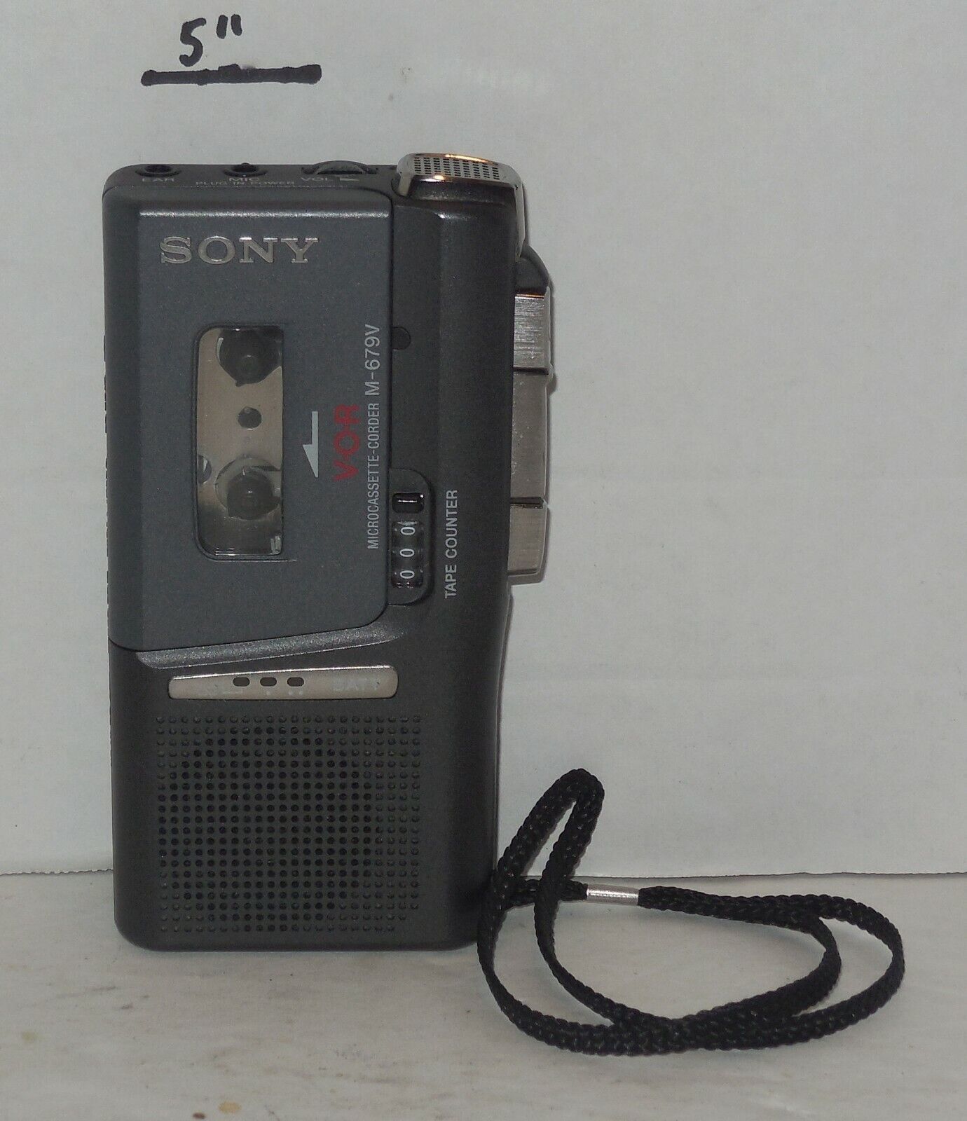Sony Microcassette Recorder Model M-679V Parts or Repair - $15.00