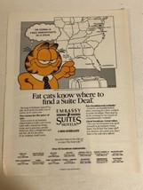 Embassy Suites Hotel Garfield Vintage Print Ad pa7 - $7.91