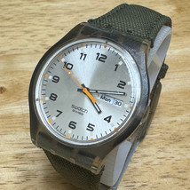 Retro 06 Swatch Swiss Quartz Watch PIUME DI GALLINA GG709 Men Canvas New... - £37.75 GBP