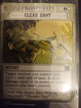 Clear Shot Magic The Gathering SHOWCASE Breaking News Thunder Junction 2... - $2.32