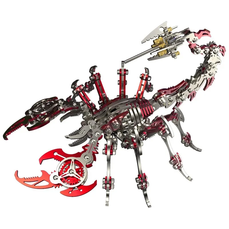 Metal 3D Simulation Scorpion Model Building Blocks Precision Machinery Toys - £73.52 GBP