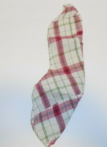 Longaberger 2014 Christmas Collection Stocking Liner New Plaid Tidings 2... - $12.86