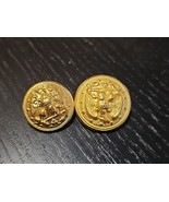 Vintage Eagle With Anchor 7/8&quot; and 1&quot; set Navy Brass Button WATERBURY BU... - $28.72 CAD