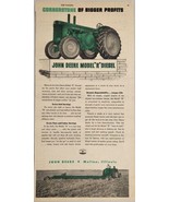 1953 Print Ad John Deere Model R Diesel Tractor Plowing Moline,Illinois - £16.76 GBP