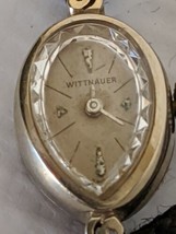 Wittnauer 14K Oro Bianco Massiccio 17 Gioielli Donna Polso Orologio 8506 - - £174.66 GBP