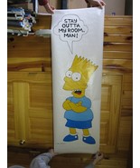 Bart Simpson Poster Stay Outta My Room The Simpsons Door - $90.57