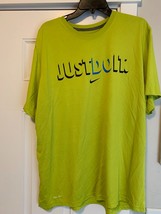 Men&#39;s Nike Dri Fit T Shirts Xl Lot Of 2 Shirts New Nwot green/ Blue - £18.48 GBP