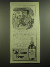 1945 William Penn Whiskey Ad - cartoon by Frank Beaven - It&#39;s rented to him - £14.50 GBP