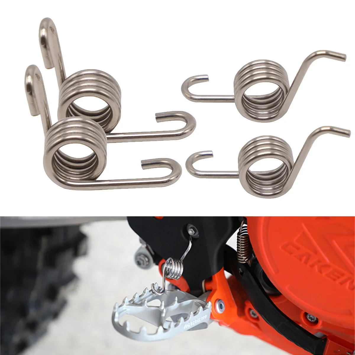 Foot Rest Footpegs Pedals Spring For KTM SX SX-F EXC EXC-F XC XC-F XC-W ... - £7.91 GBP+