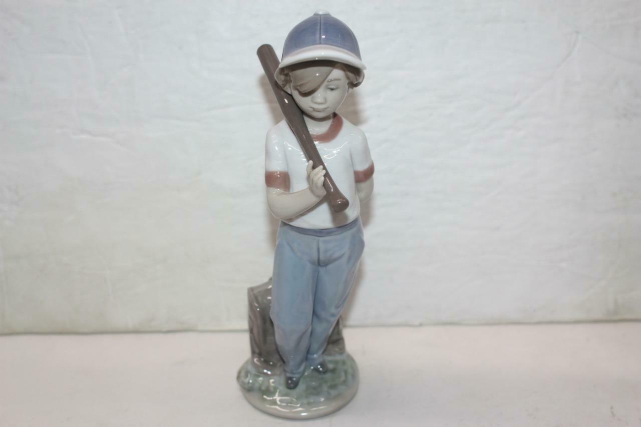 Primary image for LLADRO 7610 Can I Play - Boy with Ball & Bat - Collectors Society w/Orig Box