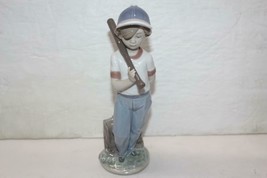 LLADRO 7610 Can I Play - Boy with Ball &amp; Bat - Collectors Society w/Orig... - $135.58