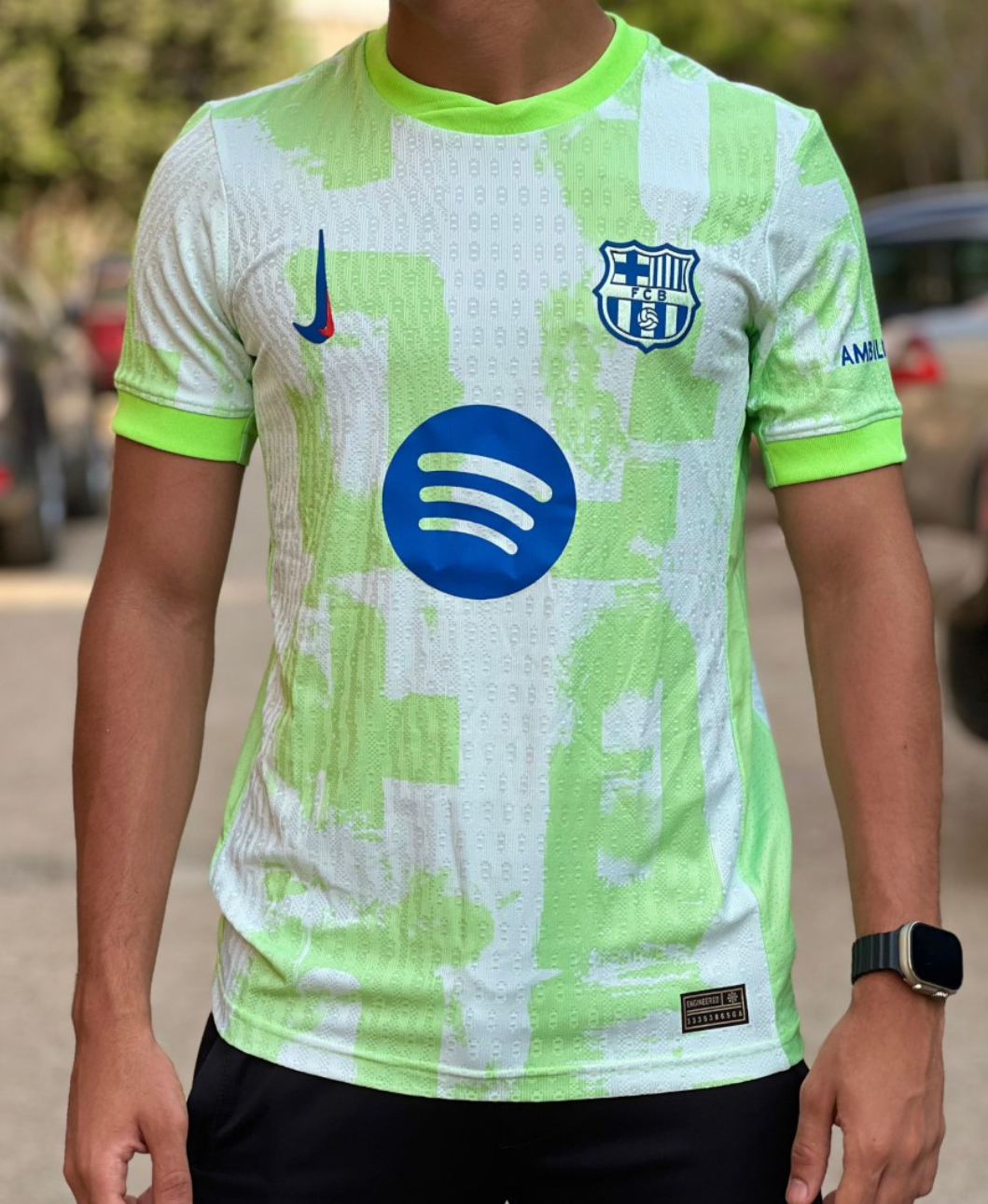 Barcelona third jersey 2025 with free print of name and no.// FREE SHIPPING