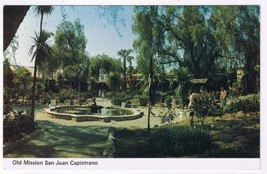 California Postcard Old San Juan Capistrano Mission Courtyard - £1.55 GBP